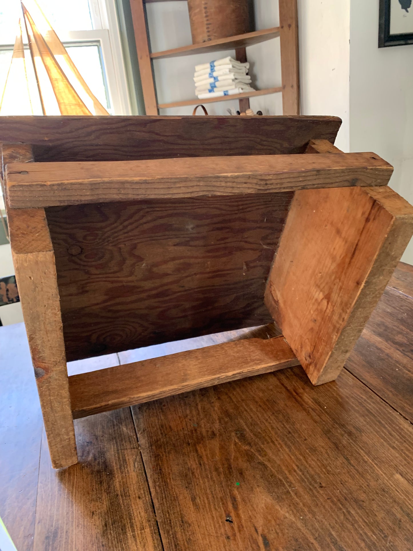 Vintage wooden stool