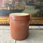 Vintage French Stoneware Confit Pot Salt Pot
