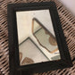 Antique wooden framed mirror