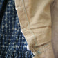 Antique victorian calico blue house dress