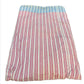 Vintage ticking stripe feather mattress