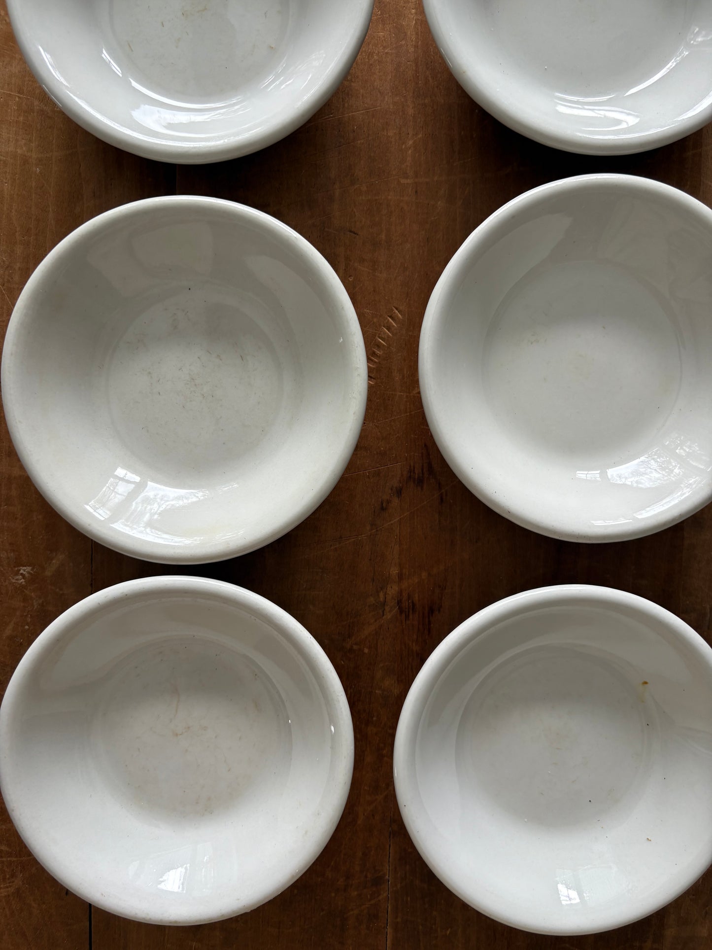 Vintage small stoneware plates