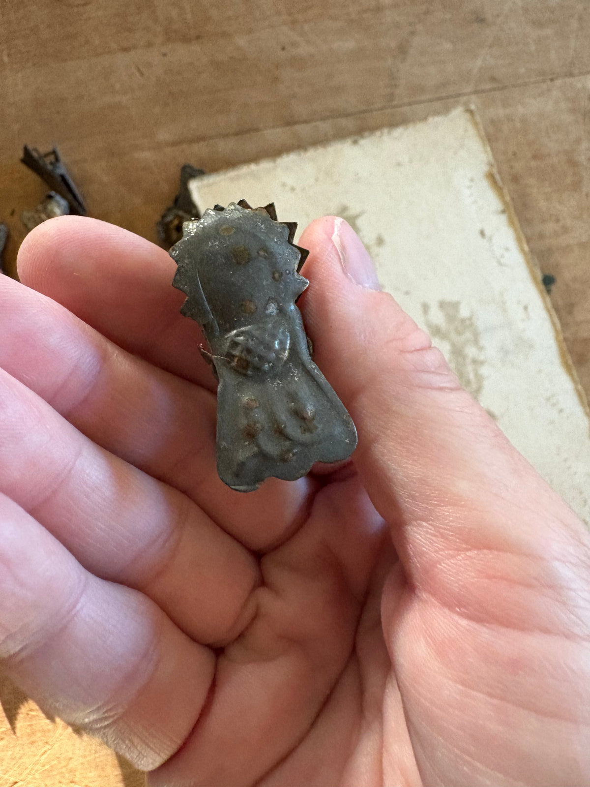 Antique Victorian Christmas candle clips