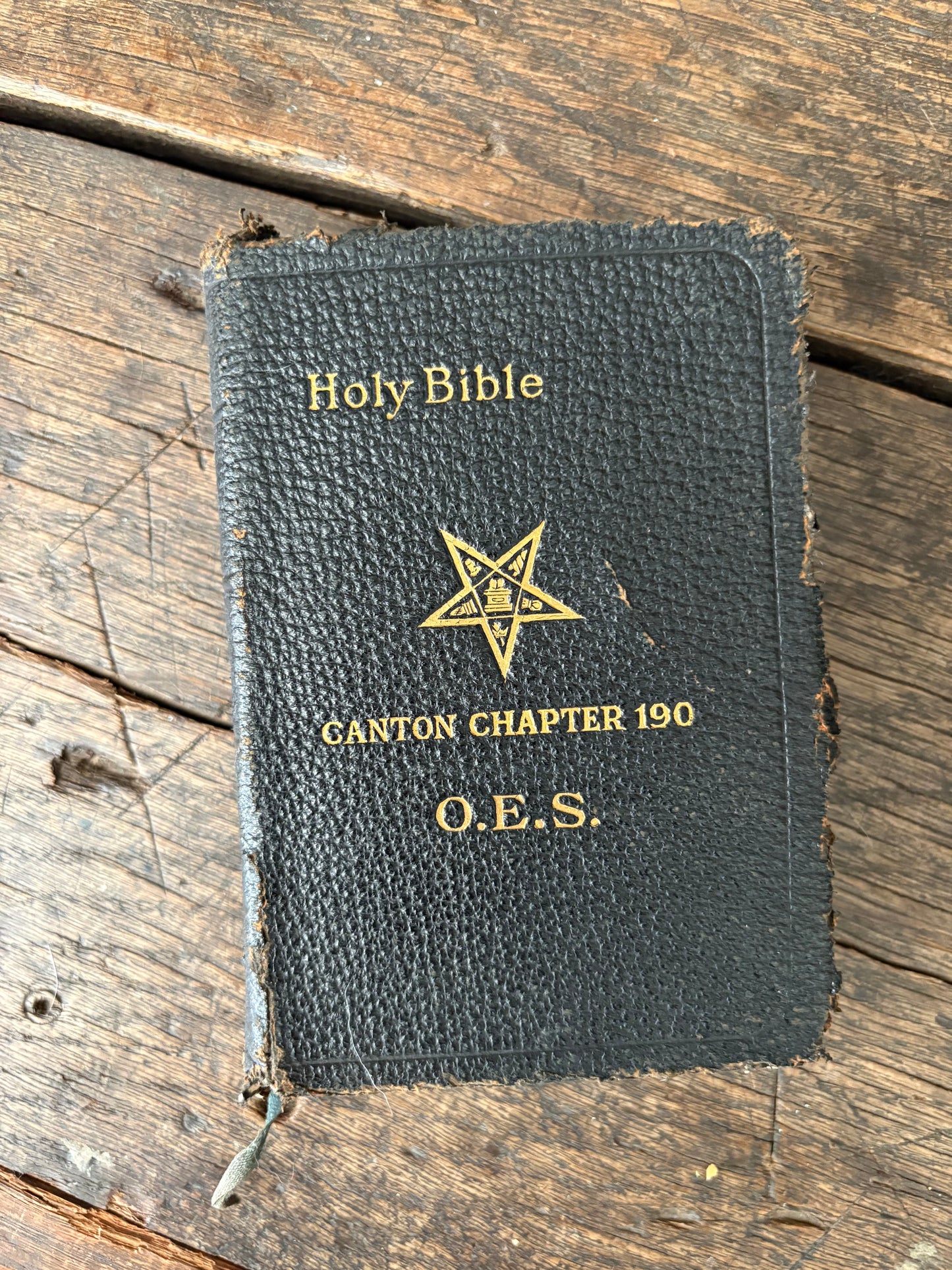 Antique 1920 leather bible