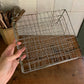 Vintage crinkle wire pie rack