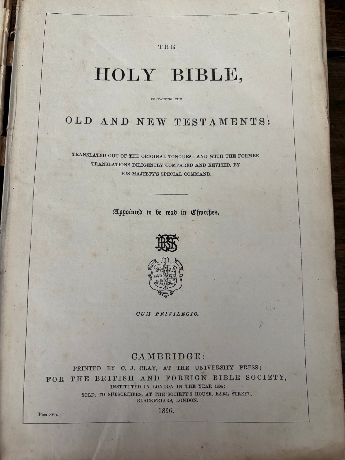 Antique bible & bible box