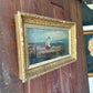 Antique Painting After Heinrich Vosberg "Alone & Forsaken" Amateur copy