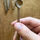 Antique primitive wooden salt spoon