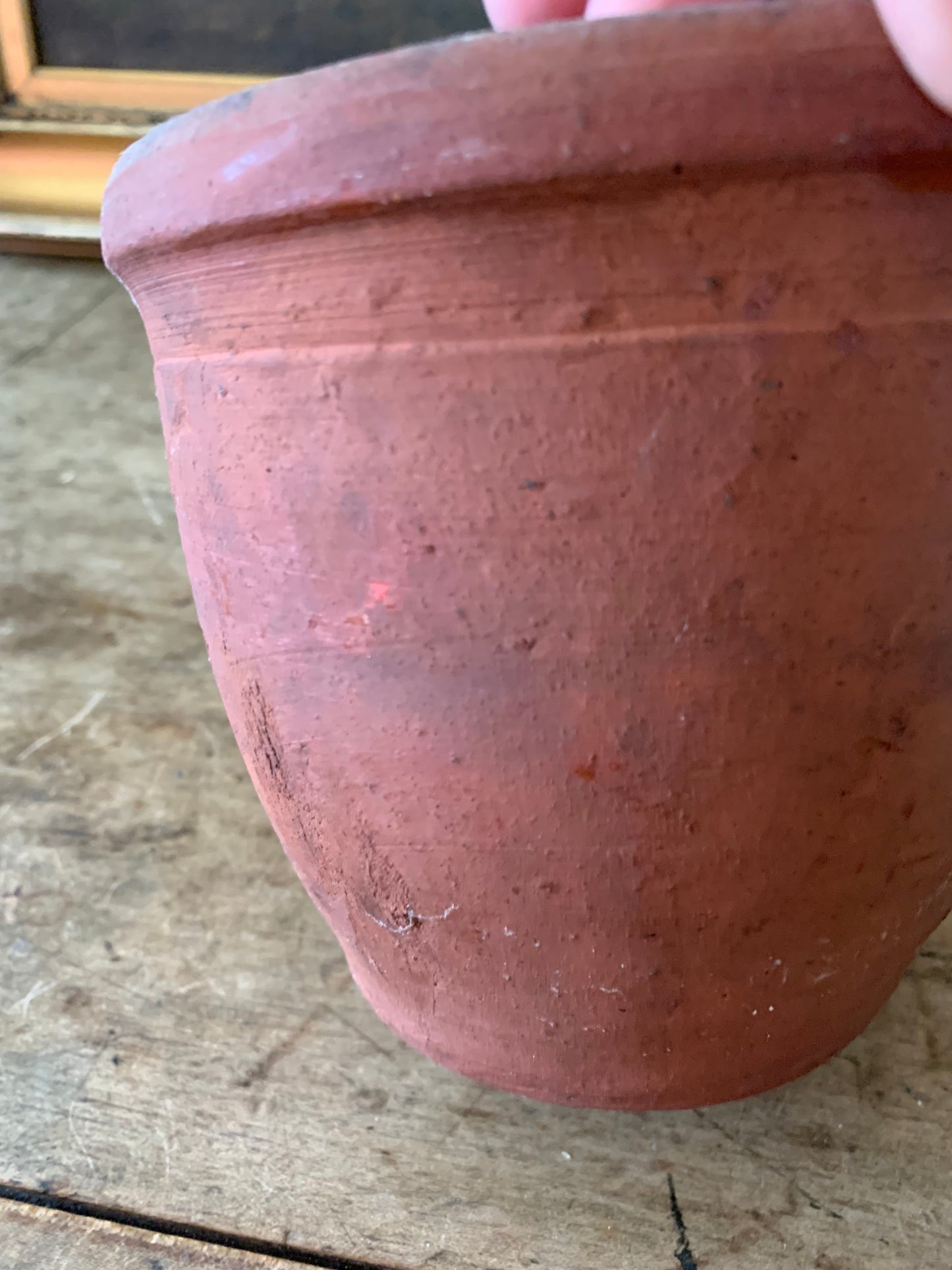 Antique terracotta pot