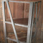 Antique primitive wooden corner shelf