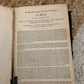 Vintage leather tabbed bible with pressed flower