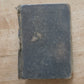 Antique HYMNS book 1800s with dried flowers
