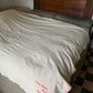 Antique homespun wool bedspread 1898 | coverlet bedding