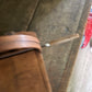 Antique wooden bread slicer with bread knife