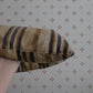 Antique French ticking stripe feather pillow