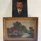 Antique portrait of man on board