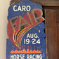 Vintage Fair cardboard poster | horse racing