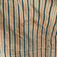 Rare Antique red & blue ticking mattress | wool filled
