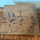 Antique wooden bible box with 1741 German bible