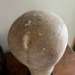 Antique canvas mannequin head form