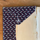 Antique early fabric covered school book