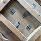 Antique wooden flower press