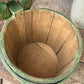 Antique wooden green tankard