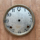 Vintage metal clock face
