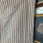 Rare Antique red & blue ticking mattress | wool filled