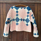 Vintage handmade quilt crewneck
