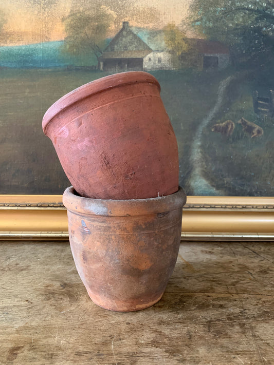 Antique terracotta pot
