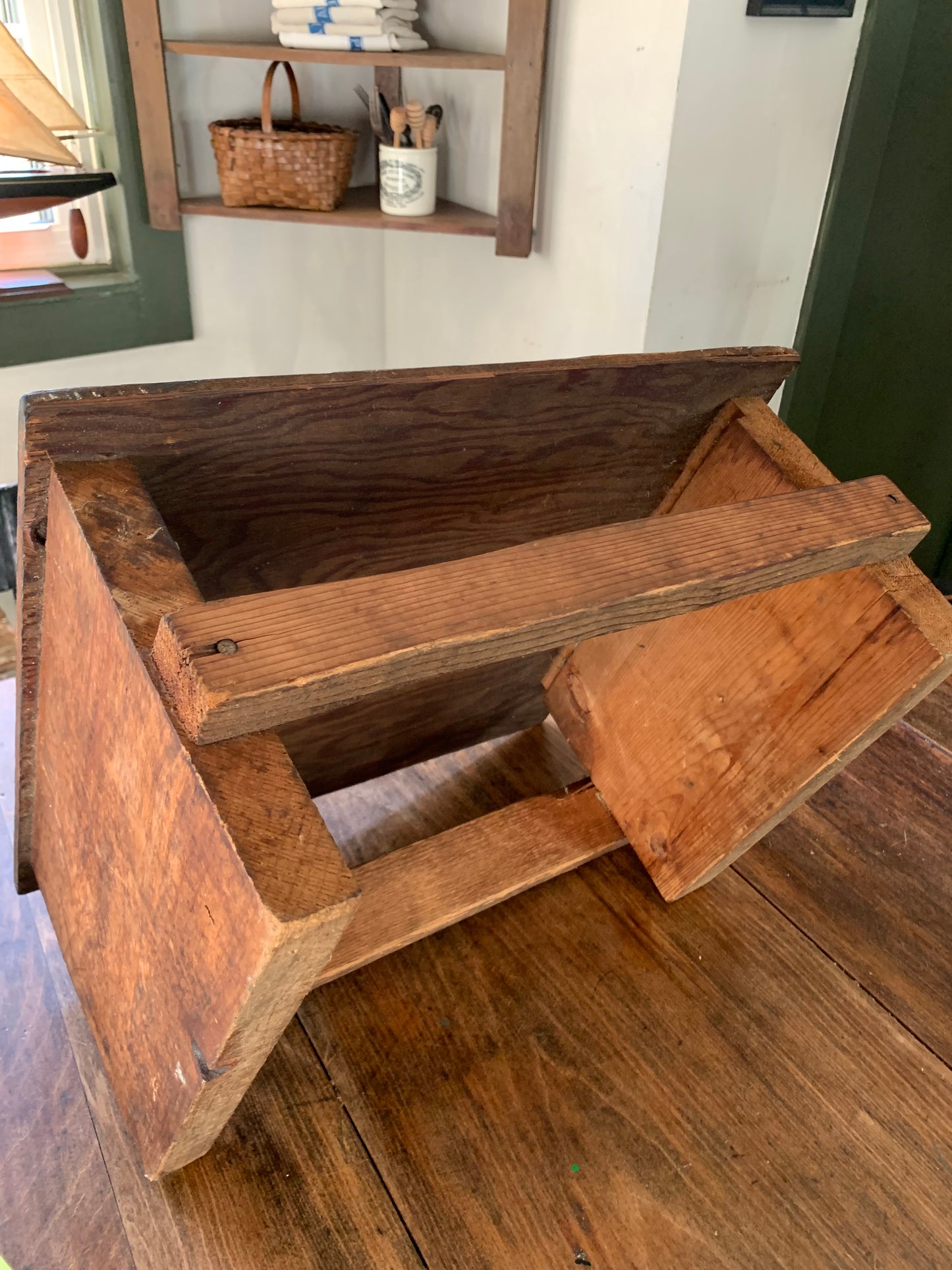 Vintage wooden stool