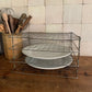 Vintage crinkle wire pie rack