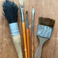 Vintage paint brush lot