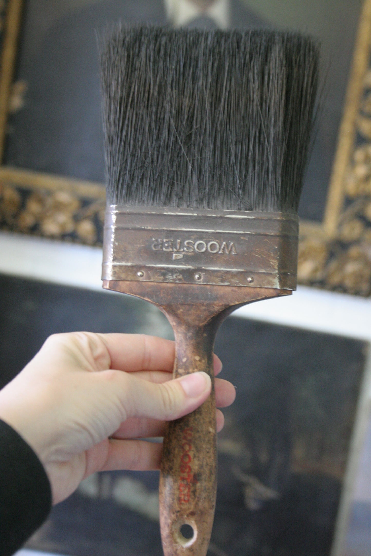 Vintage paint brush set