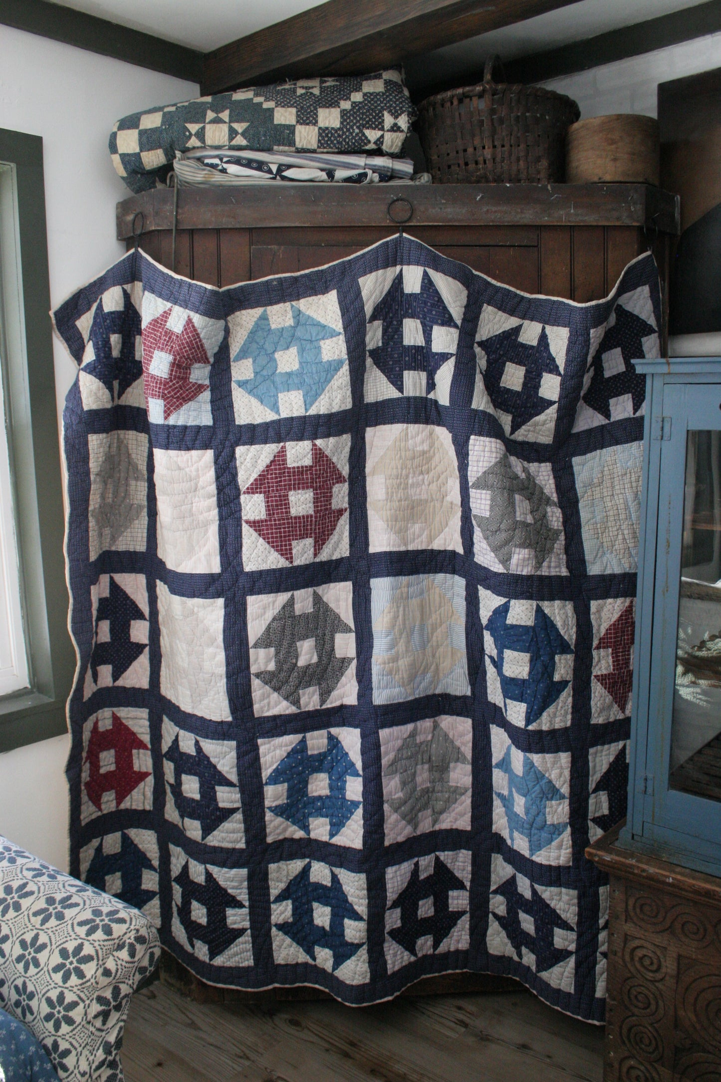 Antique monkey wrench quilt