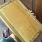 Antique rural oil painting on board framed