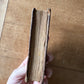 1831 second edition of "The New and Improved Camp Meeting Hymn Book” leather book