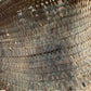 Antique primitive buttocks gathering basket