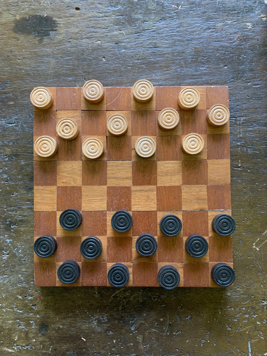 Vintage wooden game board