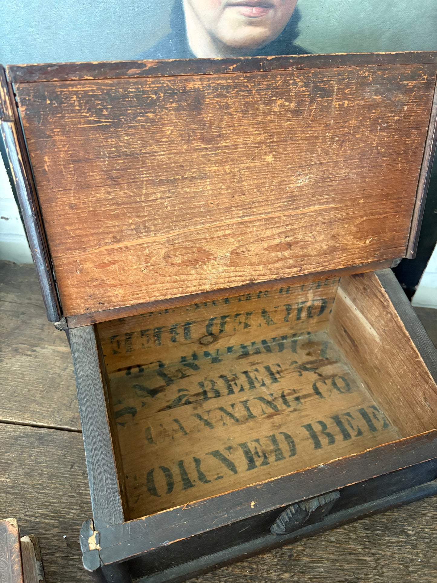 Antique bible & bible box