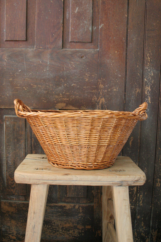 Vintage small French basket