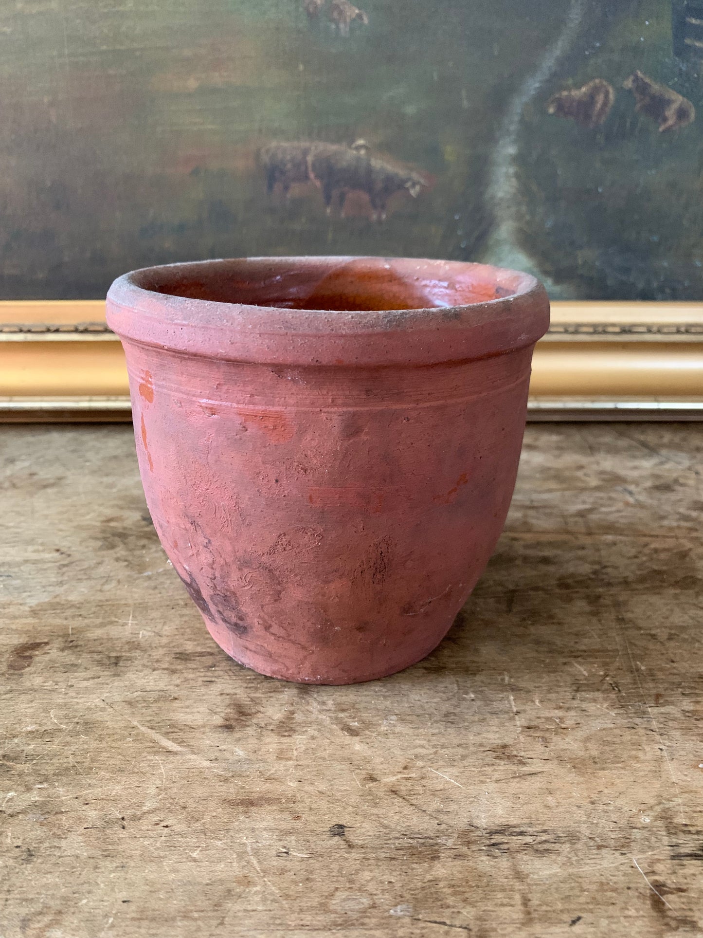 Antique terracotta pot