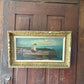 Antique Painting After Heinrich Vosberg "Alone & Forsaken" Amateur copy