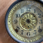 Vintage metal clock face