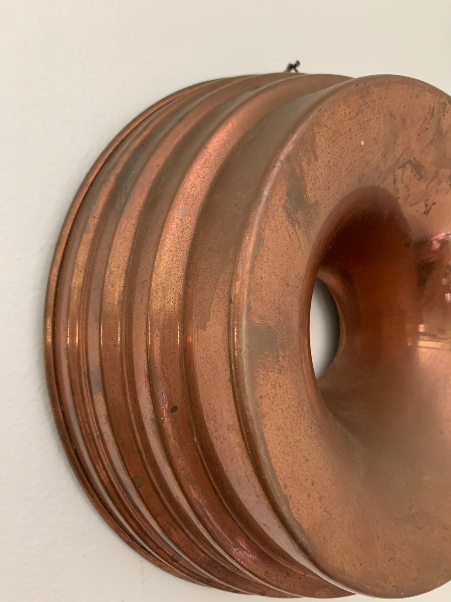 Vintage copper cake pan