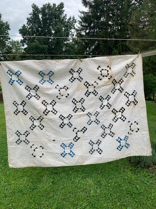 Antique primitive quilt