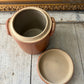 Vintage French Stoneware Confit Pot Salt Pot