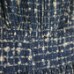 Antique victorian calico blue house dress