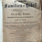 antique German family Bible